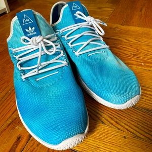 Pharrell Williams X Adidas Tennis HU Blue Shoes